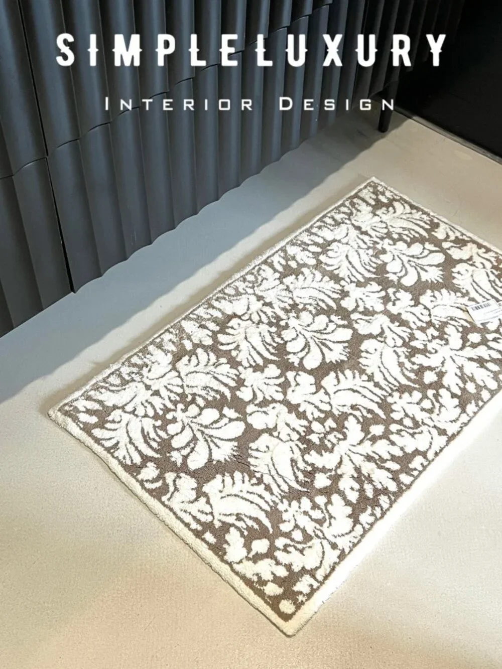 Discontinued Brand New ABYSS & HABIDECOR Chambord Damask Bath Rug 23
